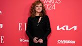 Vestida de negro y con brillos, Susan Sarandon recibió el premio a la trayectoria en los Elle Style Awards