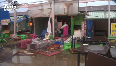 不敵強風暴雨！東大門夜市慘況曝 無法營業