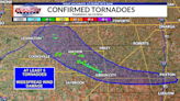 At least 5 tornadoes, 100 mph winds confirmed Thursday Night