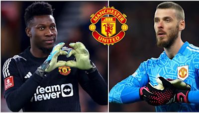 Andre Onana's Manchester United stats vs David de Gea's in his final season