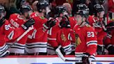 Donato, Korchinski, Anderson score in 1:23 span to rally Blackhawks to 5-2 win over Sharks