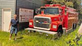 Firefighter poses for photo in front of every fire department in Minnesota – all 775