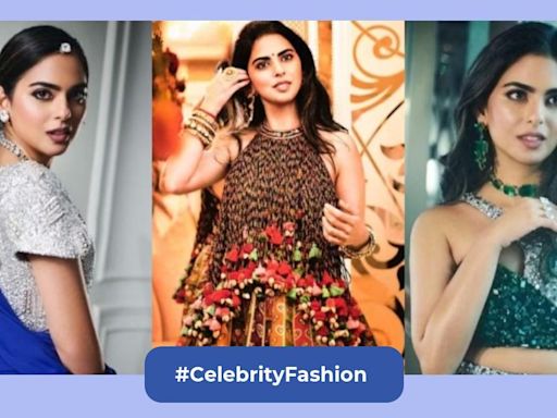 Isha Ambani's 8 stunning looks at Anant's wedding that prove she has arrived as a fashion icon