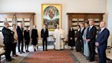 Macron meets pope, discusses Ukraine with Vatican officials