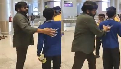 Chiranjeevi gets flak for ‘rudely’ pushing IndiGo employee out of the way at airport. Watch