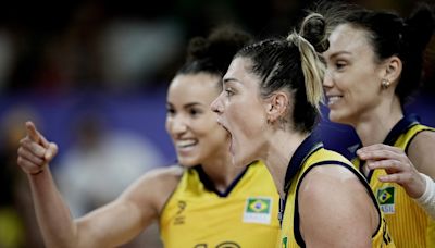 Placar de Brasil x Estados Unidos no vôlei feminino: veja pontuação ao vivo