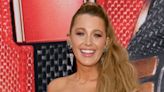 Blake Lively’s red satin catsuit warrants its own superhero movie