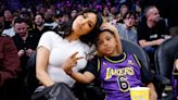 Kim Kardashian sits courtside at 8-year-old son Saint's basketball game