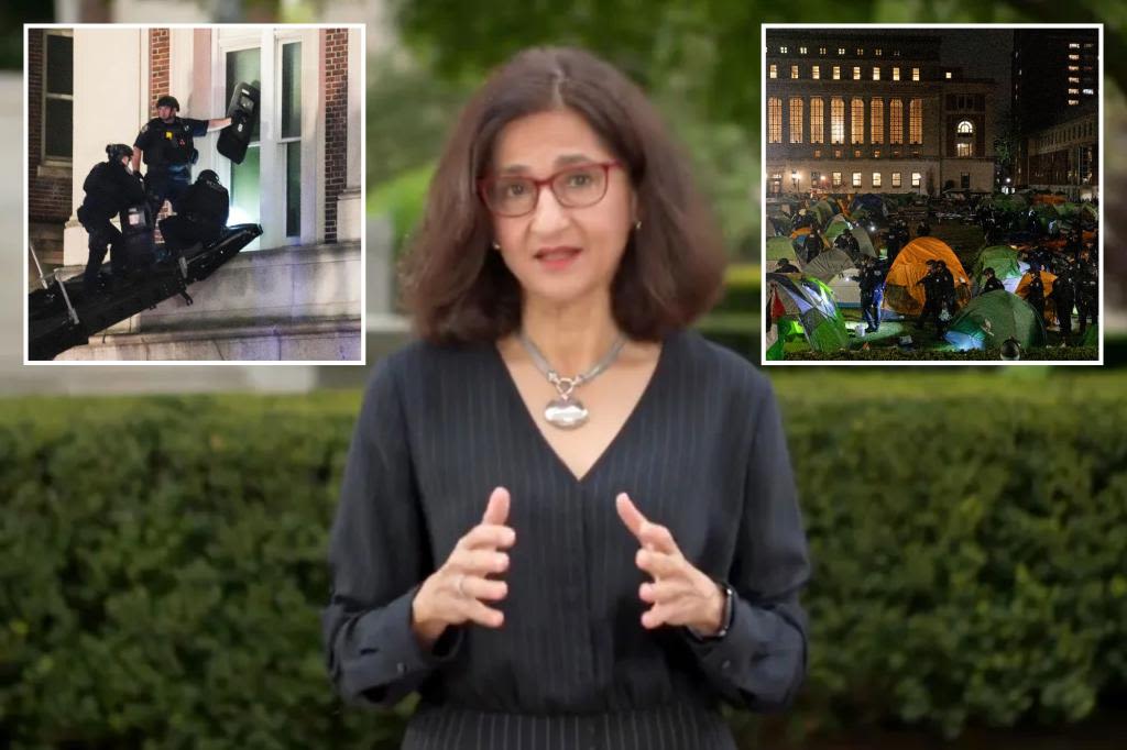 Columbia prez Minouche Shafik says pro-terror protesters ousted from Hamilton Hall during NYPD raid ‘crossed a new line’