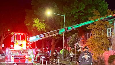 Crews battle early morning apartment fire in Northeast DC