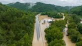 Streets underwater, houses swept away