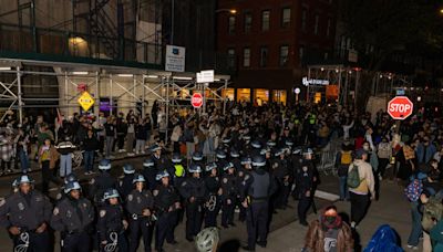 More than 100 arrested at NYU while Columbia donor pulls funding as pro-Palestine protests sweep college campuses: Live