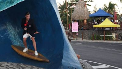 So ends Colin Jost’s infection-filled dalliance as Olympics surfing correspondent