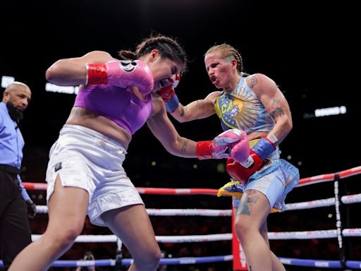 Celeste Alaniz pelea ante Marlen Esparza, en la revancha después del polémico fallo del combate de 2023