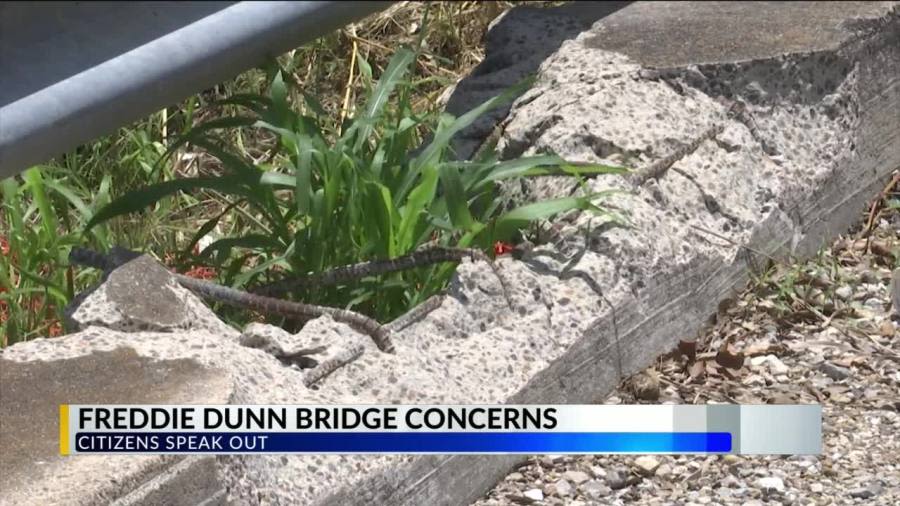 Citizens concerned over safety of Freddie Dunn Bridge in Ville Platte