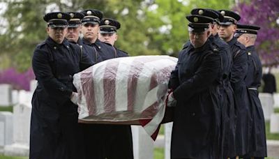 Army Air Forces sergeant, killed during WWII, buried with full military honors at Arlington Cemetery