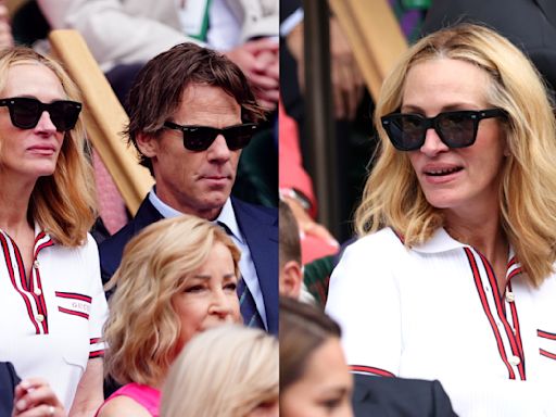 Julia Roberts Channels the Tenniscore Trend in Gucci Polo Dress at Wimbledon 2024 Men’s Final with Husband Daniel Moder