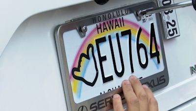 Shaka plates hit Hawaii roadways