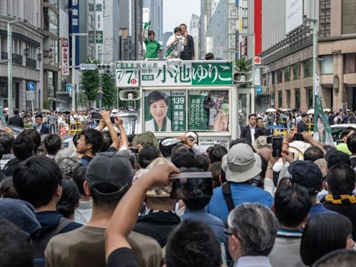 Women fight Tokyo election in male-dominated Japan