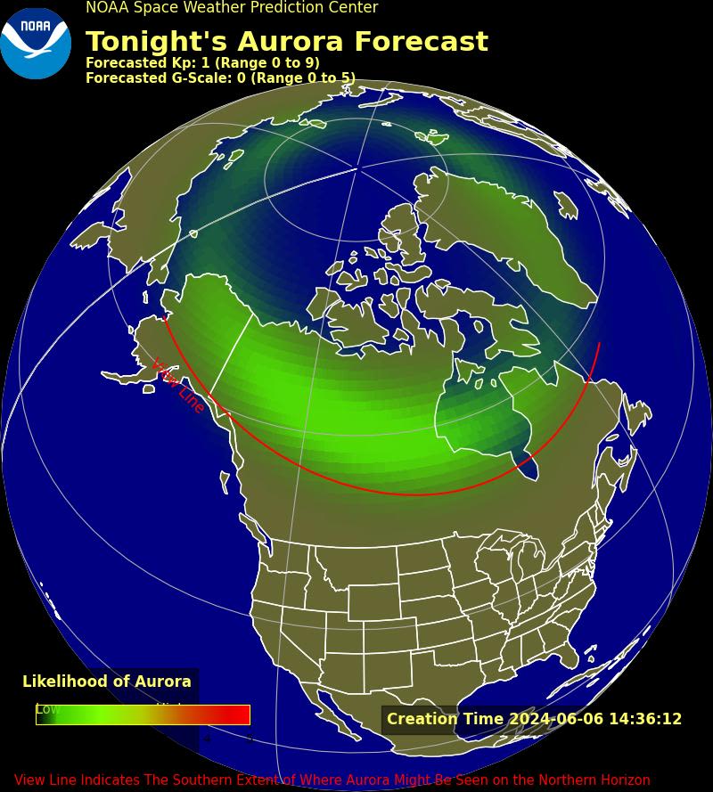 Will the Treasure Coast get a view of the Northern Lights Thursday and Friday?