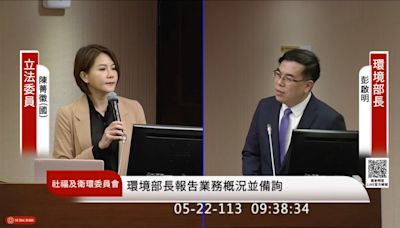 陳菁徽質疑電動機車補助越來越少 彭啟明：會在內閣會議做提醒