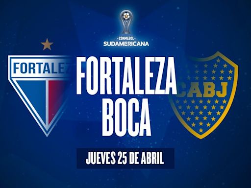 Fortaleza vs Boca, por la Copa Sudamericana: a qué hora juegan, dónde ver y posible formación