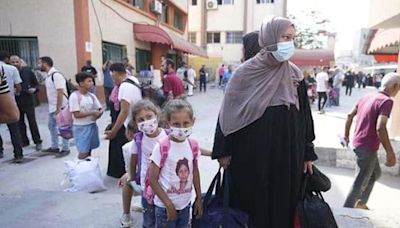 Niños enfermos salen de Gaza