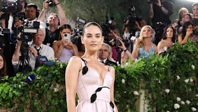 Glow Like Lily James at the Met Gala in Supergoop Sunscreen