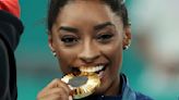 Skinner celebrates USA's gymnastics gold at the Olympics