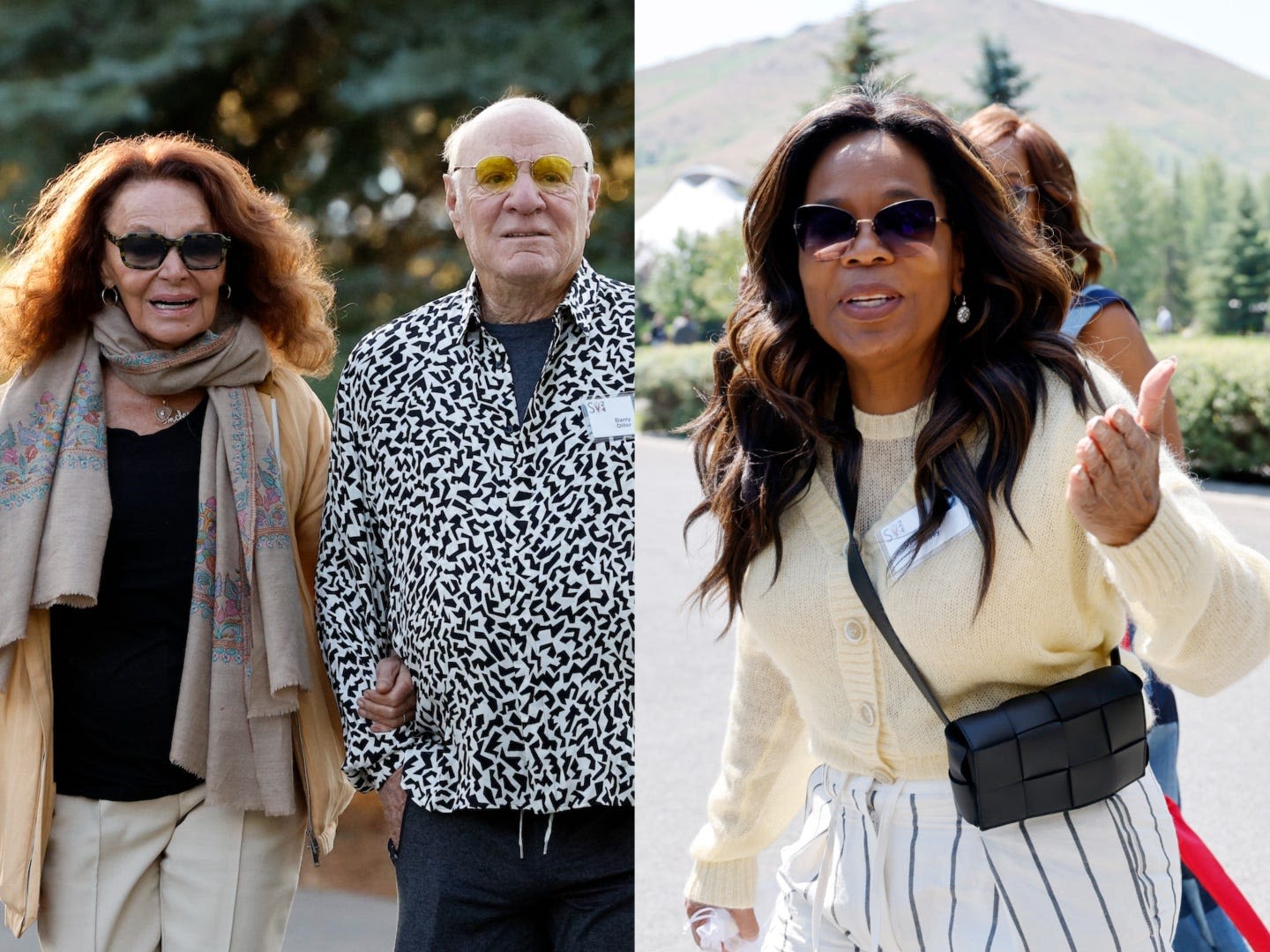 Billionaires and millionaires at Sun Valley showed off the must-have accessory of the summer: colorful sunglasses