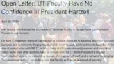 Over 600 UT Austin faculty sign letter of no-confidence in President Hartzell