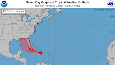 Chance that Invest 97L develops over the Gulf of Mexico increases again in latest update