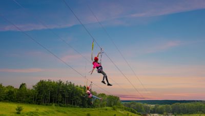 Lake Geneva zipline park is voted one of the best aerial adventure parks in the country