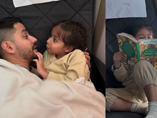 Soha Ali Khan shows how she spent 9 hrs on plane ft adorable Inaaya and Kunal Kemmu; Mom-to-be Richa Chadha reacts