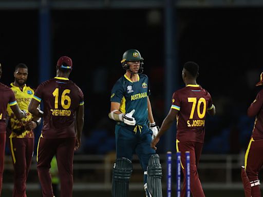 WI vs Aus T20 World Ccup warm-up: Pooran, Powell make fifties as WEst Indies hammer nine-man Australia