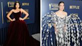 Ali Wong Gets Dramatic in 3D Iris Van Herpen Couture Dress, Ariana Greenblatt Turns Up the Volume in Vera Wang and More SAG...