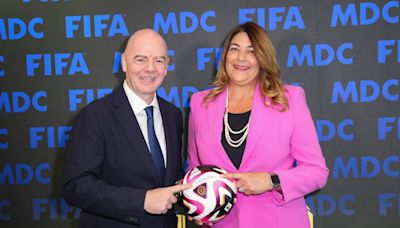 FIFA president Infantino was in Miami to announce partnership with Miami Dade College