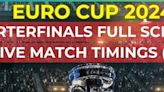 Euro Cup 2024 Quarterfinals full schedule, live match time (IST), streaming