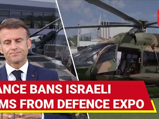 ...Macron Shocks Netanyahu; France Bans Israeli Firms From Defence Expo | Watch | TOI Original - Times of India Videos