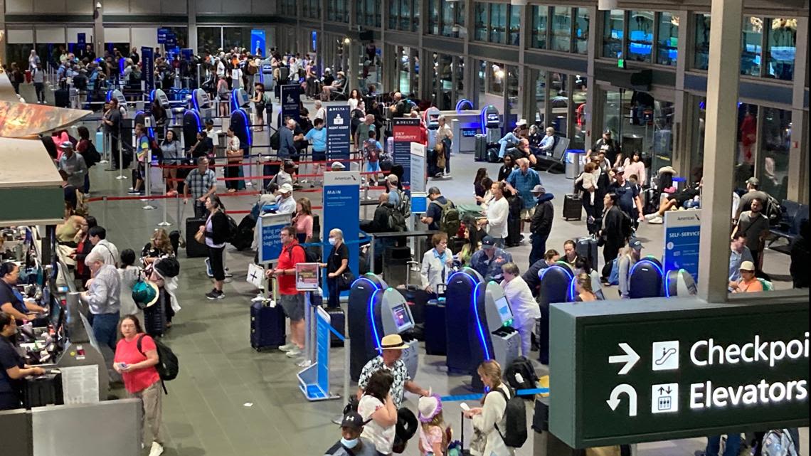 Travelers at Sacramento International Airport share frustration in wake of global tech outage