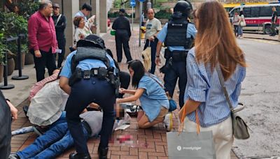 李鄭屋邨法團委員遭斬傷 警拘3涉案男 包括施襲者與把風者