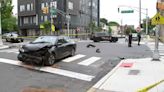 3 injured, including 2 officers, in Jersey City police car crash