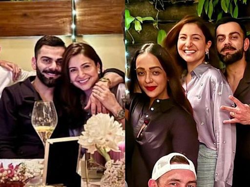 Anushka Sharma Makes FIRST Appearance Since Son's Birth, Enjoys Dinner With Virat, Faf du Plessis - News18