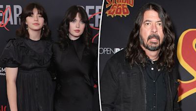 Dave Grohl’s teenage daughters seemingly deactivate Instagram accounts after his secret baby announcement