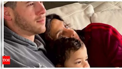 Priyanka Chopra and Nick Jonas's daughter Malti Marie’s humming video from the sets of 'The Bluff' leaves fans in awe - Watch | Hindi Movie News - Times of India