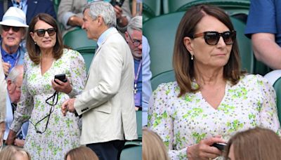 Kate Middleton’s Mother Carole Fashions Maxidress From Favorite Brand Me+Em for Wimbledon 2024 Day 10