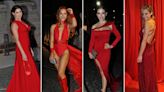 En fotos: del glamour rojo pasión de las famosas a la incipiente panza de Connie Mosqueira, la esposa de Alejandro Fantino