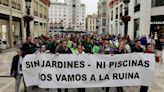 Nueva manifestación de empresas de jardines y piscinas afectadas por la sequía en Málaga