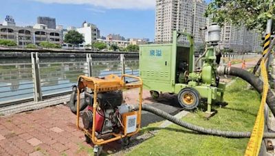 防範年度天文大潮 南市水利局超前佈設抽水機避免海水倒灌