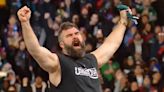 Jason Kelce Gets in the Ring at WrestleMania 40 During Surprise Appearance